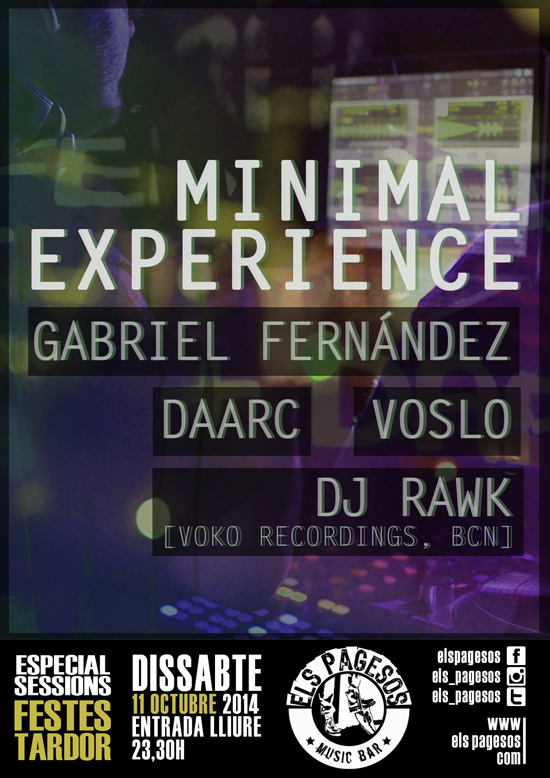 ESPECIAL FESTES TARDOR: MINIMAL EXPERIENCE