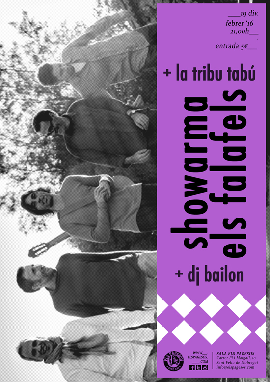 SHOWARMA I ELS FALAFELS + LA TRUBU TABÚ + DJ BAILON