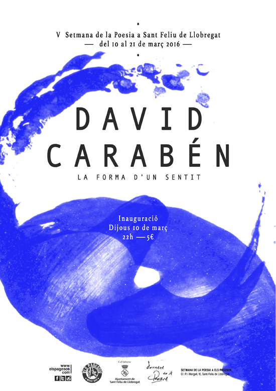 SETMANA DE LA POESIA: David Carabén