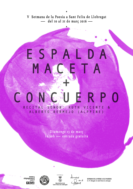 SETMANA DE LA POESIA: Espaldamaceta + Recital