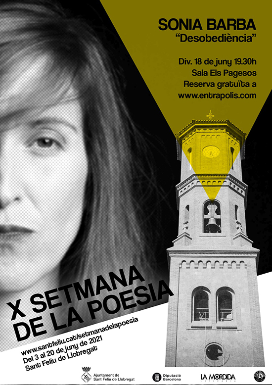 X SETMANA DE LA POESIA: ‘Desobediència’, amb Sonia Barba